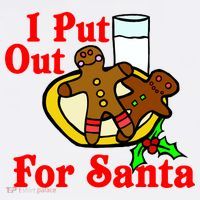 I Put Out For Santa Cookies and Milk Garment-Dyed Sweatshirt