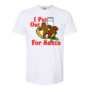 I Put Out For Santa Cookies and Milk Softstyle CVC T-Shirt