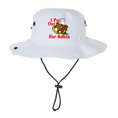 I Put Out For Santa Cookies and Milk Legacy Cool Fit Booney Bucket Hat