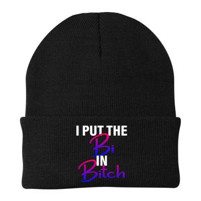I Put The Bi In Bitch Funny Bisexual Pride Beanie