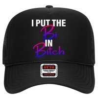 I Put The Bi In Bitch Funny Bisexual Pride Trucker Hat