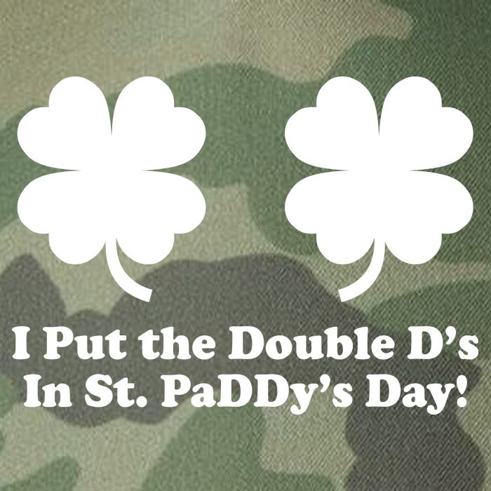 I Put the Double D's In St. PaDDy's Day Funny St. Patrick's Day Legacy Tie Dye Trucker Hat