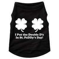 I Put the Double D's In St. PaDDy's Day Funny St. Patrick's Day Doggie Tank