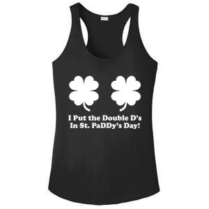 I Put the Double D's In St. PaDDy's Day Funny St. Patrick's Day Ladies PosiCharge Competitor Racerback Tank