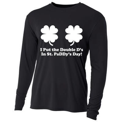 I Put the Double D's In St. PaDDy's Day Funny St. Patrick's Day Cooling Performance Long Sleeve Crew