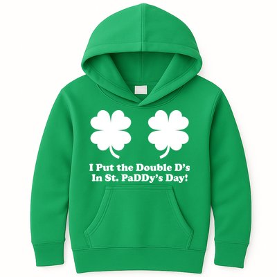 I Put the Double D's In St. PaDDy's Day Funny St. Patrick's Day Kids Hoodie