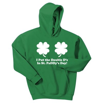 I Put the Double D's In St. PaDDy's Day Funny St. Patrick's Day Kids Hoodie