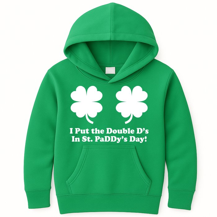 I Put the Double D's In St. PaDDy's Day Funny St. Patrick's Day Kids Hoodie