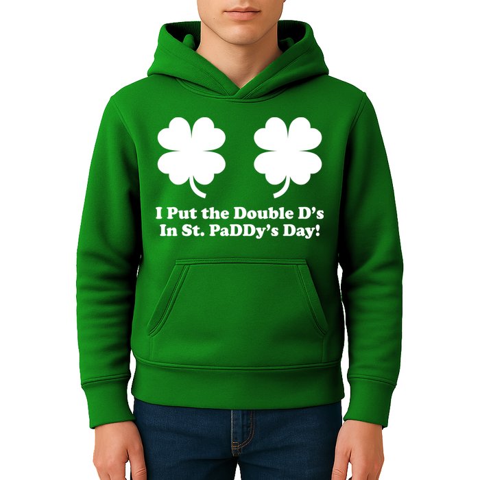 I Put the Double D's In St. PaDDy's Day Funny St. Patrick's Day Kids Hoodie