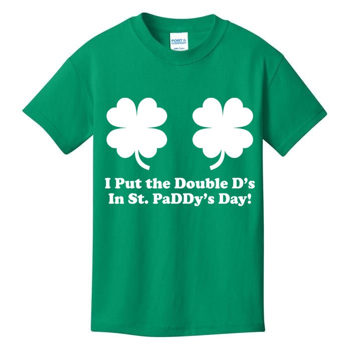 I Put the Double D's In St. PaDDy's Day Funny St. Patrick's Day Kids T-Shirt