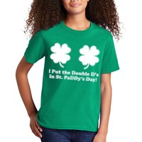 I Put the Double D's In St. PaDDy's Day Funny St. Patrick's Day Kids T-Shirt