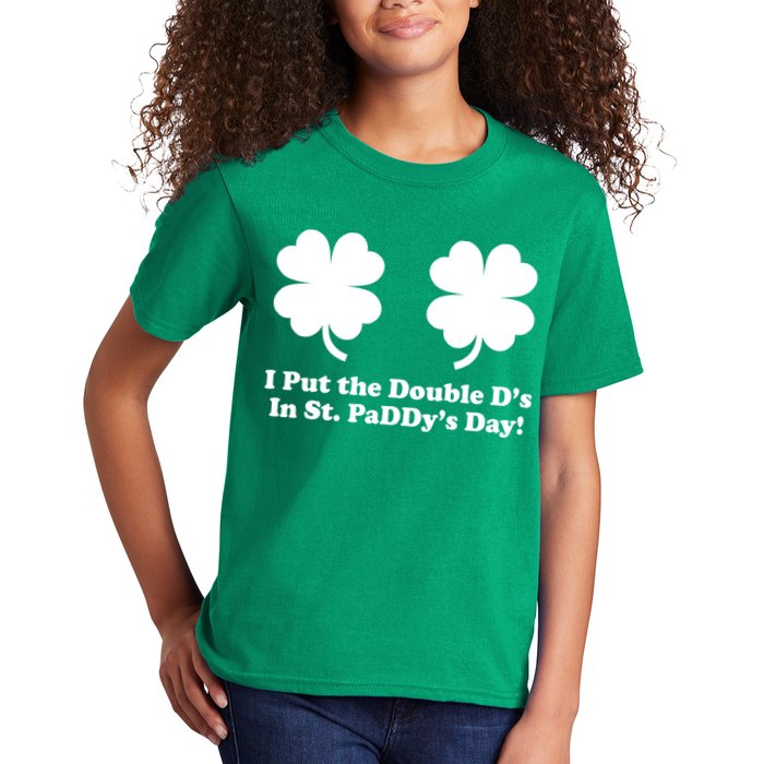 I Put the Double D's In St. PaDDy's Day Funny St. Patrick's Day Kids T-Shirt