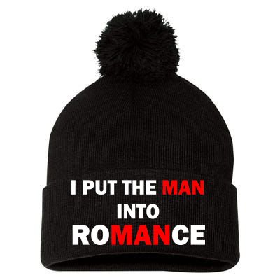 I Put The Man Into Romance Pom Pom 12in Knit Beanie