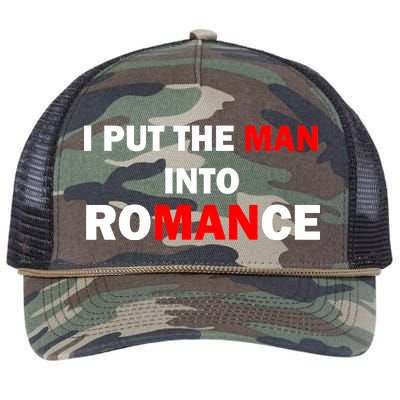 I Put The Man Into Romance Retro Rope Trucker Hat Cap