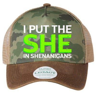 I Put The She In Shenanigans Legacy Tie Dye Trucker Hat