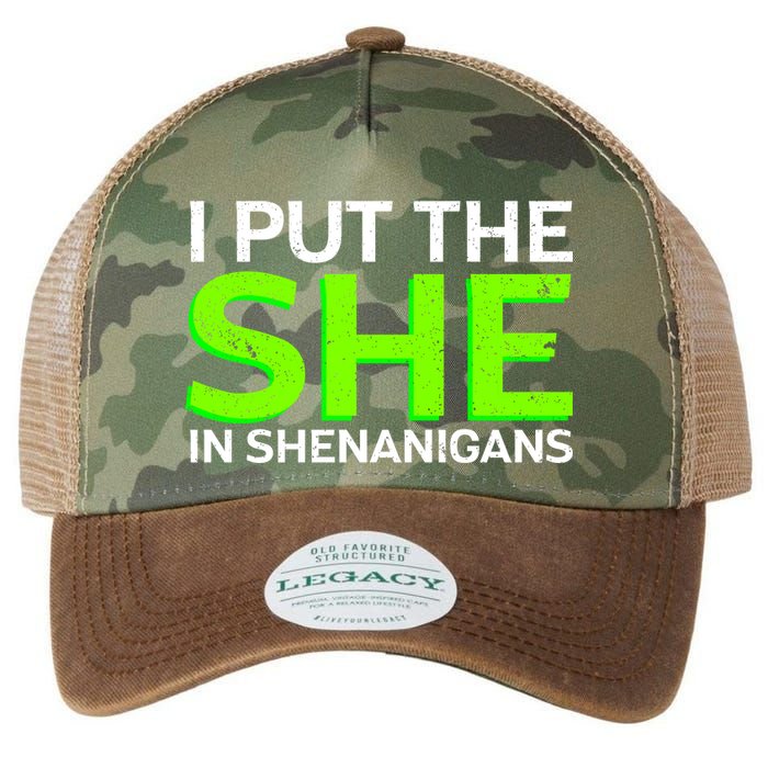 I Put The She In Shenanigans Legacy Tie Dye Trucker Hat