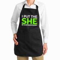 I Put The She In Shenanigans Apron