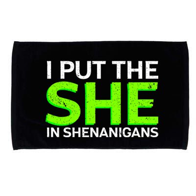 I Put The She In Shenanigans Microfiber Hand Towel