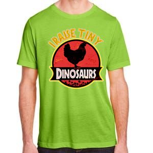 I Raise Tiny Dinosaurs Adult ChromaSoft Performance T-Shirt