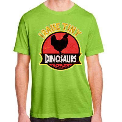 I Raise Tiny Dinosaurs Adult ChromaSoft Performance T-Shirt