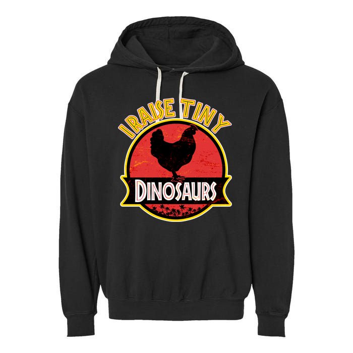 I Raise Tiny Dinosaurs Garment-Dyed Fleece Hoodie