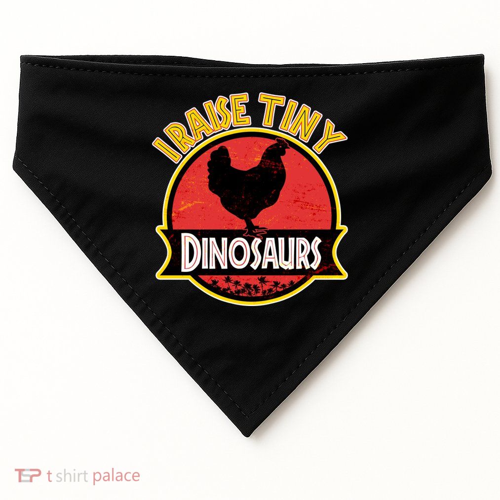 I Raise Tiny Dinosaurs USA-Made Doggie Bandana