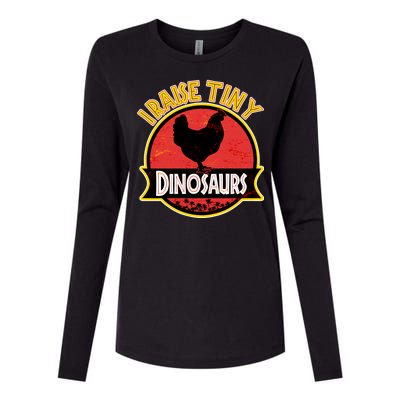 I Raise Tiny Dinosaurs Womens Cotton Relaxed Long Sleeve T-Shirt