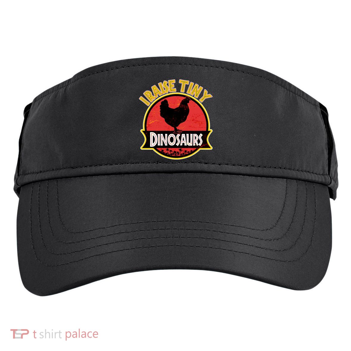 I Raise Tiny Dinosaurs Adult Drive Performance Visor