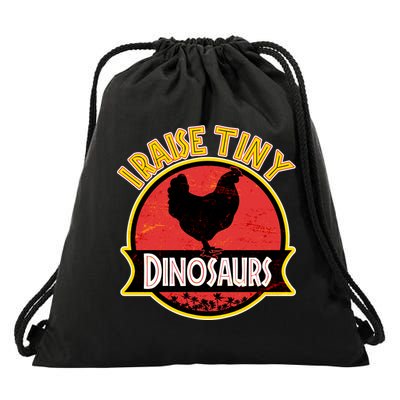 I Raise Tiny Dinosaurs Drawstring Bag