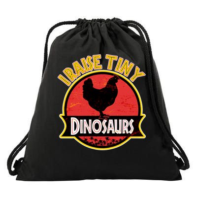 I Raise Tiny Dinosaurs Drawstring Bag