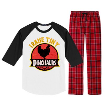 I Raise Tiny Dinosaurs Raglan Sleeve Pajama Set