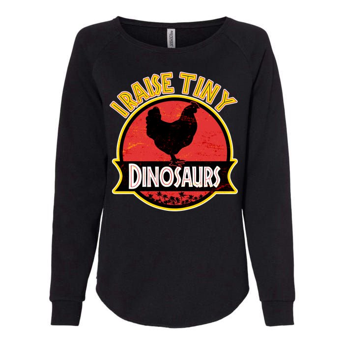 I Raise Tiny Dinosaurs Womens California Wash Sweatshirt