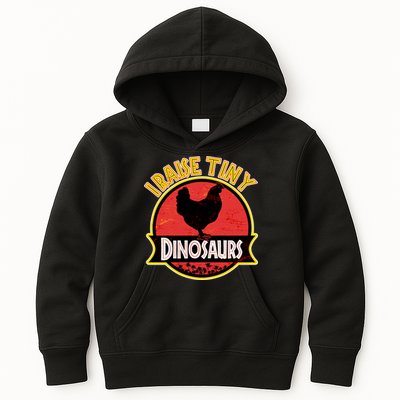 I Raise Tiny Dinosaurs Kids Hoodie