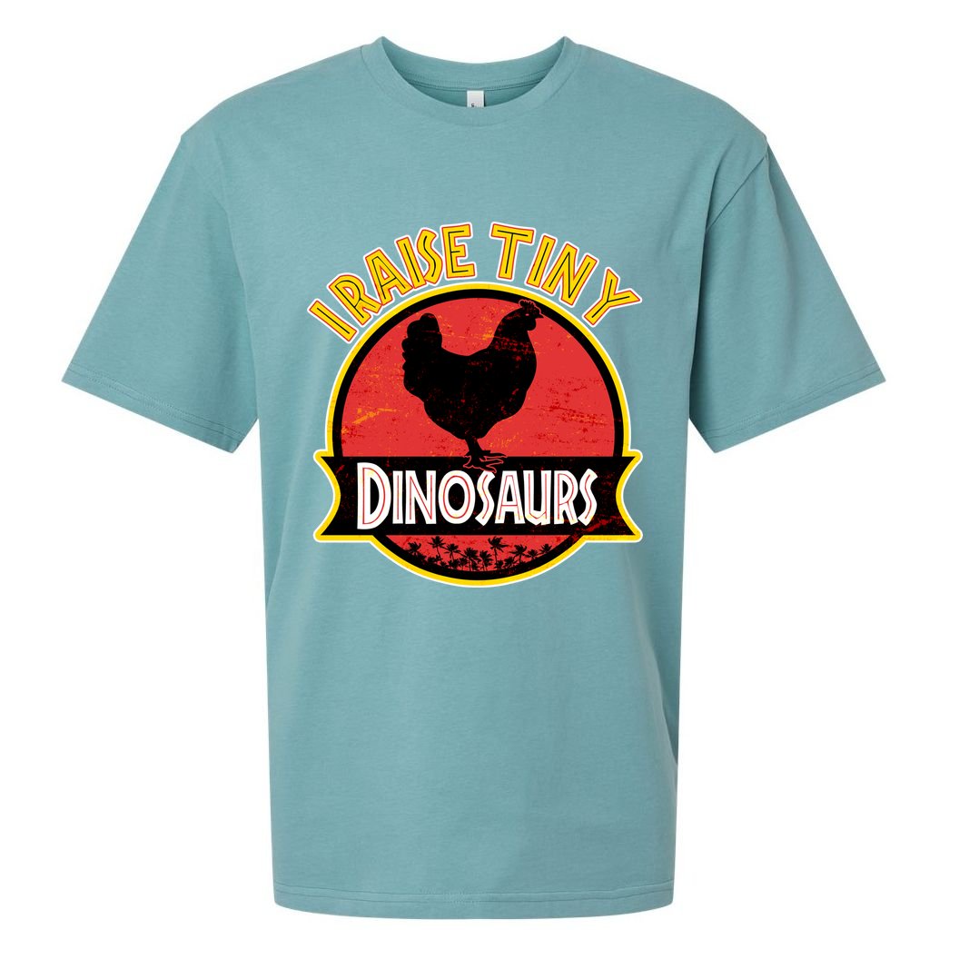 I Raise Tiny Dinosaurs Sueded Cloud Jersey T-Shirt