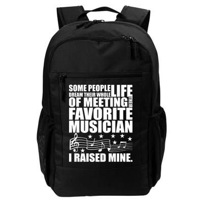 I Raised Mine Favorite Musician Backpack