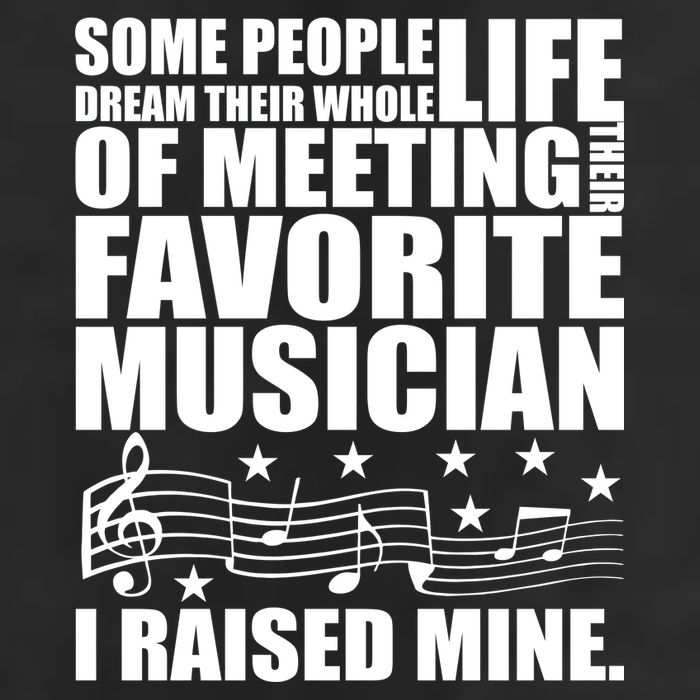 I Raised Mine Favorite Musician Adult Drive Performance Visor