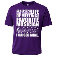 I Raised Mine Favorite Musician Cooling Performance Crew T-Shirt