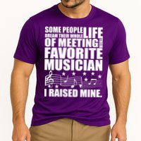 I Raised Mine Favorite Musician Cooling Performance Crew T-Shirt