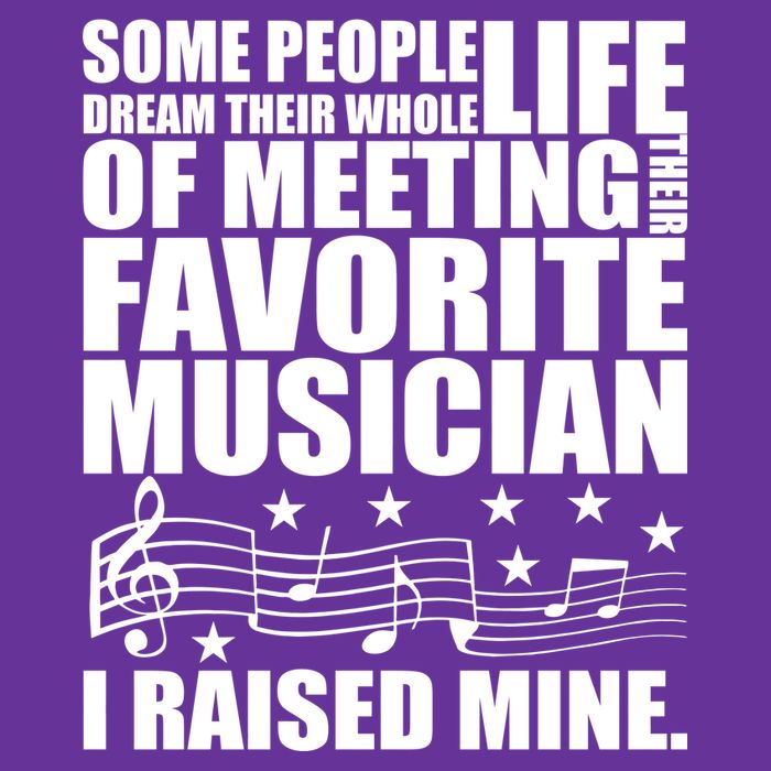 I Raised Mine Favorite Musician Cooling Performance Crew T-Shirt