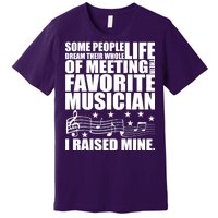 I Raised Mine Favorite Musician Premium T-Shirt