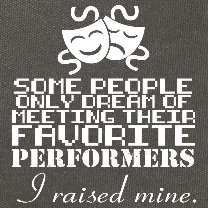 I Raised My Favorite Performers  Cotton Canvas Backpack