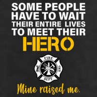 I Raised My Firefighter Hero Adult Drive Performance Visor