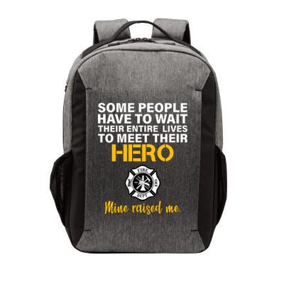 I Raised My Firefighter Hero Vector Backpack