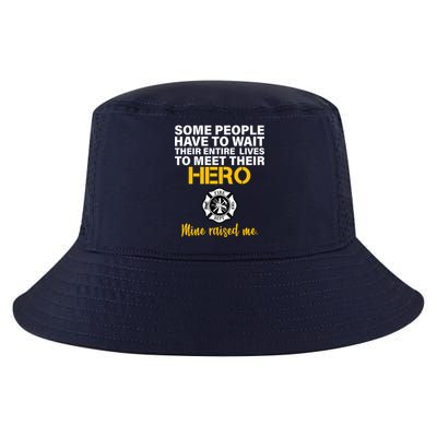 I Raised My Firefighter Hero Cool Comfort Performance Bucket Hat