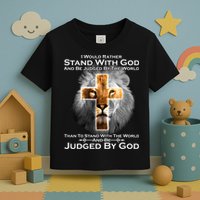 I Rather Stand With God And Be Judge By The World Toddler T-Shirt