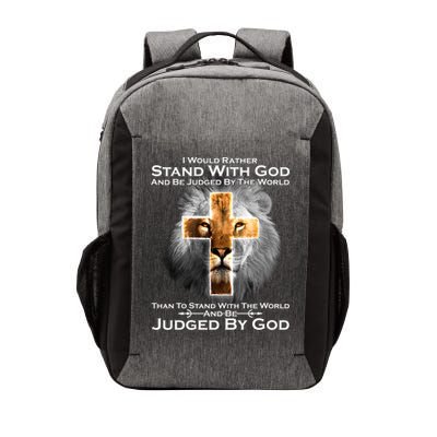 I Rather Stand With God And Be Judge By The World Vector Backpack
