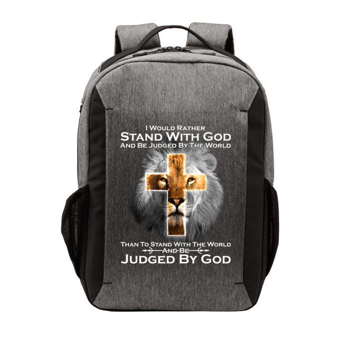 I Rather Stand With God And Be Judge By The World Vector Backpack
