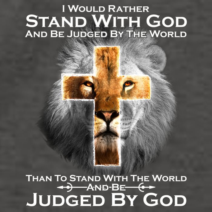 I Rather Stand With God And Be Judge By The World Vector Backpack