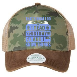 I Read History And I Know Things Funny Legacy Tie Dye Trucker Hat