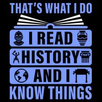 I Read History And I Know Things Funny 16 in Basic Backpack